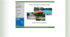 Desktop Screenshot of freibad-altoetting.de
